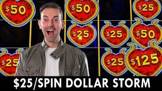 $25/Spin on DOLLAR STORM HIGH LIMIT BONUS at Coushatta Casino #ad