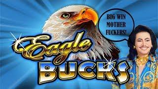 $$  BIG WIN! $10 Eagle Bucks slot machine pokie free spins bonus Ainsworth