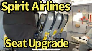 Spirit Airlines Emergency Row Upgrade - Seat Review