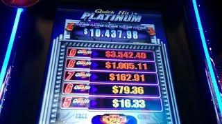 Quick Hit Platinum Slot Machine Bonus Max Bet & Retrigger