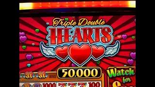 High Limit Triple Double Hearts and Echo Fortunes! ️