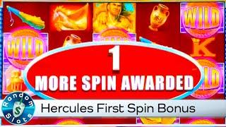 Hercules Slot Machine First Spin Bonus
