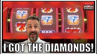 The Diamonds showed up on DIAMONDS & DEVILS slot!