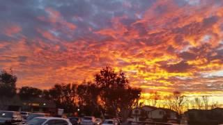 Beautiful California sky during Sunset