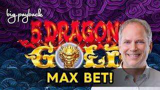 5 Dragons Gold Slot - MAX BET BONUS!