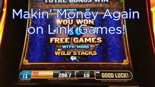 Makin' Money Again on Link Games!  Ultimate Fire Link, Eureka Reel Blast, Liberty Link and More