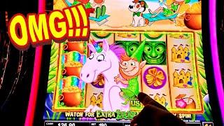 DID YOU SEE THE UNICORN?!!? * THINGS GET TENSE IN THE PALPITATION ZONE!! -New Las Vegas Slot Machine