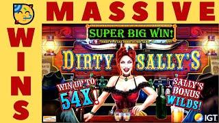 I COULDN'T BELIEVE IT!  DIRTY SALLY'S SLOT MACHINE POKIE!  1st SPIN MAX BET BONUS + BEAST + MORE!