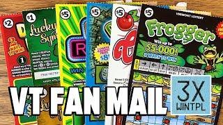 VT Fan Mail! **WINS** WILD CHERRIES, GREAT 8S + MORE!  Vermont Lottery Scratchers