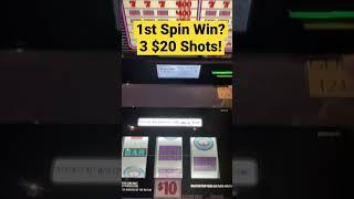 1 Spin For The Win! #shorts #shortsvideo #oldschoolslots #casino #wow
