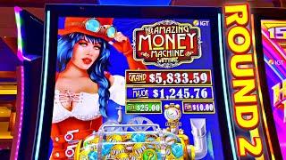 BACK ON THE AMAZING TAKE MY MONEY MACHINE SAPPHIRE!!! - New Las Vegas Casino Slot Machine Bonus