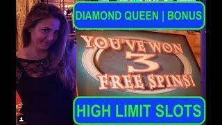 **High Limit Diamond Queen Bonus Game $20 bet**