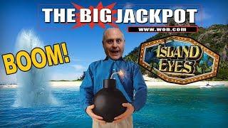 3 BONUS ROUNDS on ISLAND EYES   w/ The Big Jackpot | The Big Jackpot
