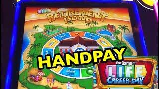 NEW SLOT: HANDPAY ON GAME OF LIFE CAREER DAY