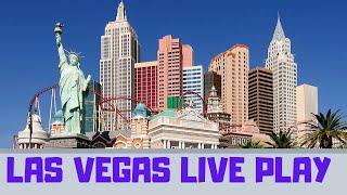 LAS VEGAS LIVE SLOT PLAY with Page, Arnold, and Michael!