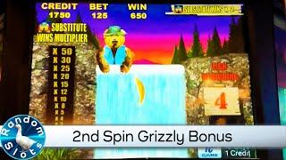 Grizzly Slot Machine 2nd Spin Bonus