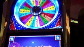 High Limit $25 Dollar Wheel of Fortune Bonus Spin