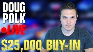 LIVE $25,000 Buy-In High Roller Poker Tournament!