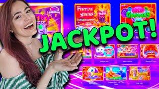 I PLAY EVERY KONAMI GAME Until I WIN a JACKPOT HANDPAY in VEGAS!