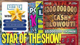 STAR OF THE SHOW! $50 $200,000,000 Cash  Fixin To Scratch