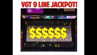 VGT 9 Lines - High Limit BIG JACKPOT! !! Land of the Free Spins!