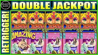 THIS REMARKABLE RETRIGGER PAID US A JACKPOT! CLEOPATRA HIGH LIMIT SLOT MACHINE