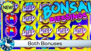 New️Bonsai Blessings Slot Machine Both Bonuses