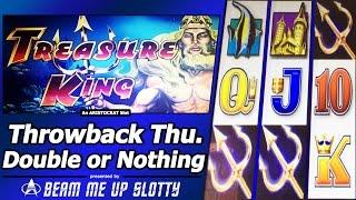 Treasure King Slot - TBT Double or Nothing, Free Spins Nice Win