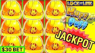 High Limit Huff N' Puff Slot Machine HANDPAY JACKPOT ! $5,000 Live Slot Play PART-2