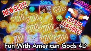 American Gods 4D is FUN! Easter Bunny vs Leprechaun - the Legendary Slot Showdown!