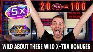 WILD About These WILD X-TRA Bonuses!  Las Vegas STRIP Action