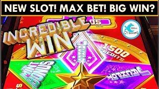 MAX BETTING THIS GARBAGE GAME PAYS OFF! Incredi-Stars Money Slot Machine