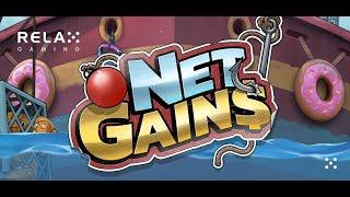 NET GAINS by Relax Gaming and Casino Grounds!  All 3 NEW BONUSES! Demo Preview