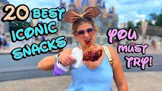 The 20 BEST Iconic Snacks in Disney World  You MUST Try!