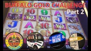 THE BUFFALO GOLD SLOT CHALLENGE PART 2 | ElvisCorvette Slots
