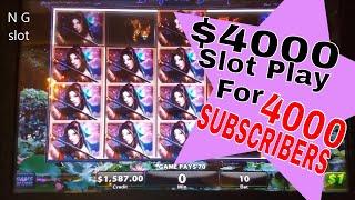$4000 High Limit Slot Machine PlayFor 4000 Subscribers Dangerous Beauty Slot Bonuses