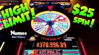 HIGH LIMIT - MONOPOLY MONEY Slot Machine - $25 a Spin!! •