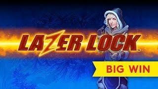 Lazer Lock Ice Sapphire Slot - NICE SESSION, ALL FEATURES!