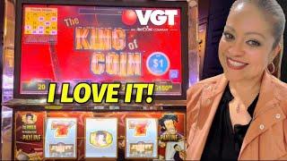 KING OF COIN WAS HOT! SO GLAD I STAYED WITH IT!  VGT SUNDAY FUN’DAY WITH ERICA’S SLOT WORLD
