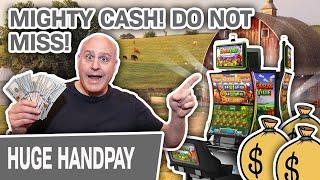 ‍ FARMVILLE Handpay!  You Do NOT Want to Miss This MASSIVE Mighty Cash Jackpot