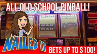 ALL HIGH LIMIT OLD SCHOOL PINBALL SLOTS PLUS A SURPRISE $10,000 HANDPAY JACKPOT AT BELLAGIO