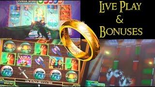 LIVE PLAY and BONUSES on Lord of the Rings Slot Machine