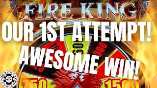 ️ NEW SLOT ️FIRE KING ️ Tons of Bonus Rounds NICE WIN ️Our 1st Attempt Slot Machine Casino