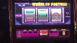 $100 Wheel Of Fortune - High Limit - BACK TO BACK SPINS!! Jackpot!!