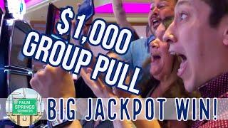 HUGE HANDPAY •EPIC FIRST GROUP PULL $100 EACH $1000 IN SLOT PLAY