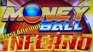 FIRST ATTEMPT !! SO EXCITING & FUN !MONEY BALL INFERNO (EVERI) Slot machine$185 Slot Free Play彡栗