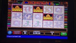 Cleopatra Slot Machine Bonus Won |  Live Slot Play