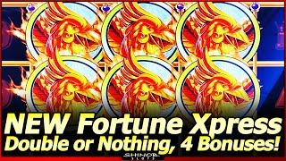 Fortune Xpress Slot Machine - NEW Slot, Double or Nothing with Live Play and 4 Hold and Spin Bonuses