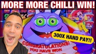 SHOCKING MAX BET Jackpot Handpay On More More Chili Slot Machine!!
