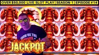 High Limit Mammoth Power Slot Machine HANDPAY JACKPOT - $22.50 Bet | Season-1 | Episode #14